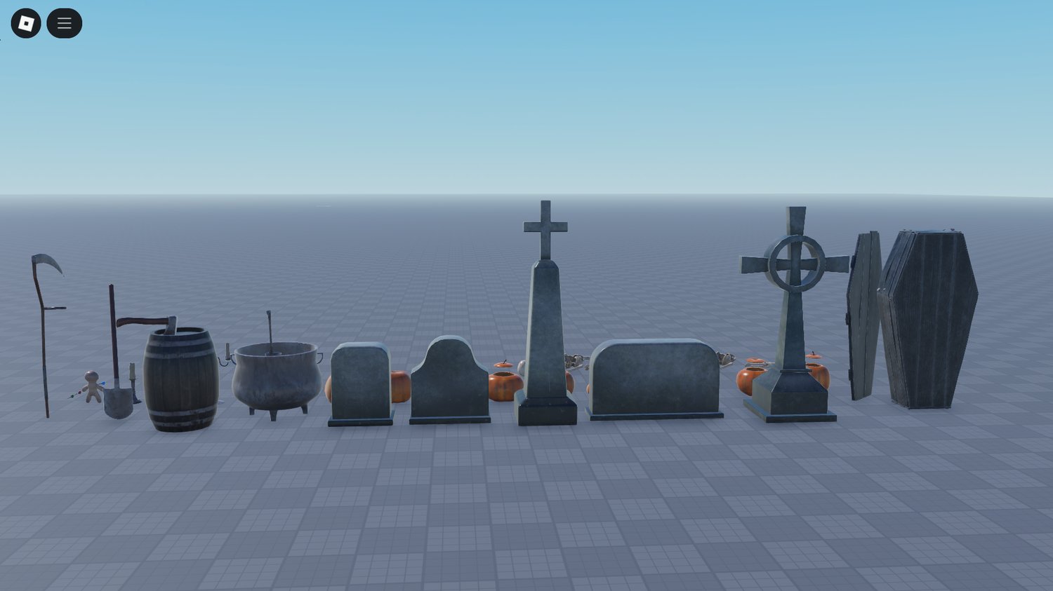 Haunted props for Roblox survival and horror games