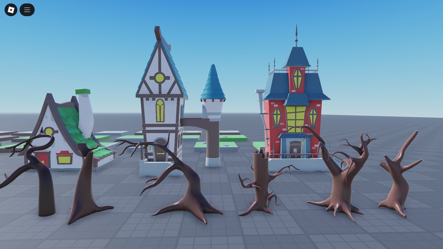 Trick-or-treat props for seasonal Roblox events