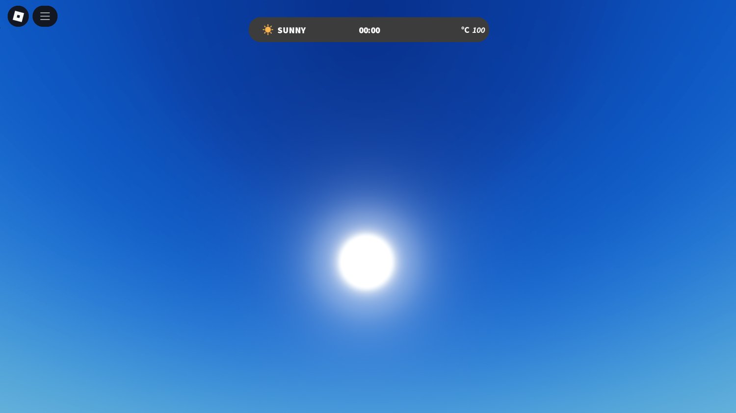 Interactive weather UI for Roblox