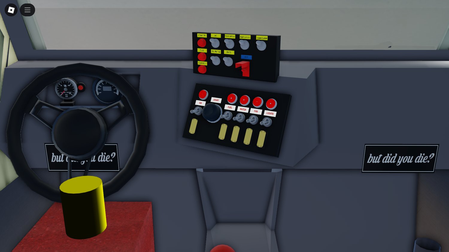 Realistic driving and patrol mechanics in Roblox