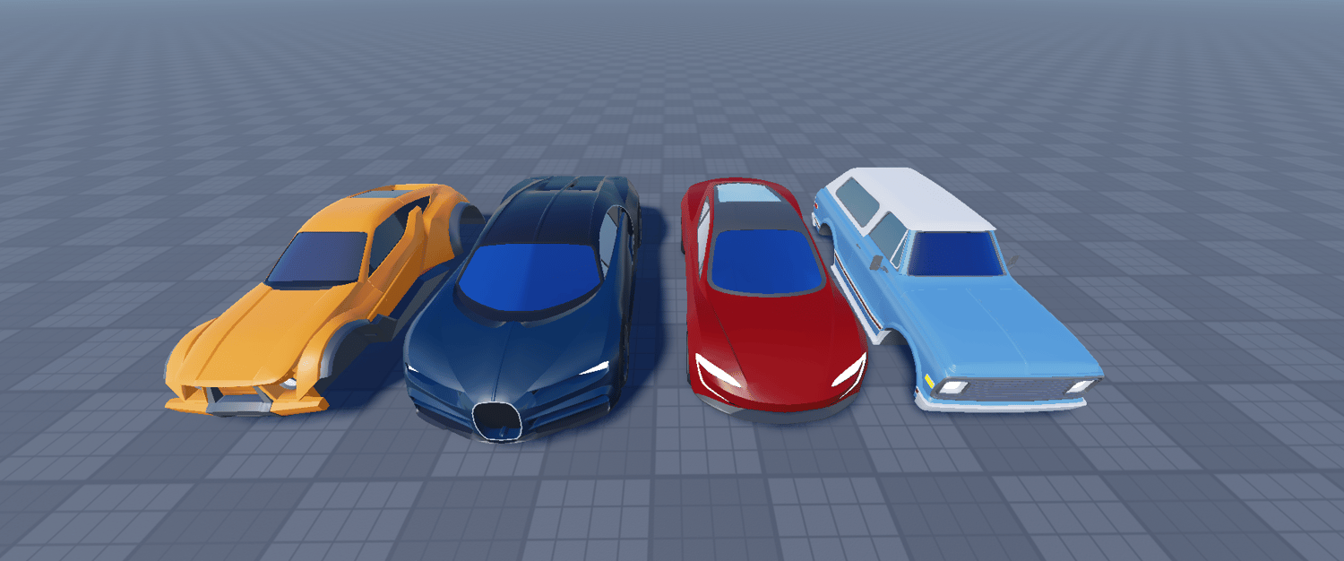 Roblox Racing Wheels Roblox Small Cartoony Vehicles Pack