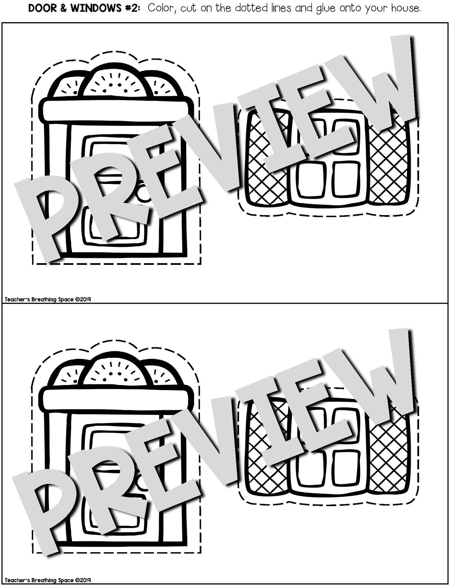 Gingerbread House Paper Bag Craft or Gift Bag