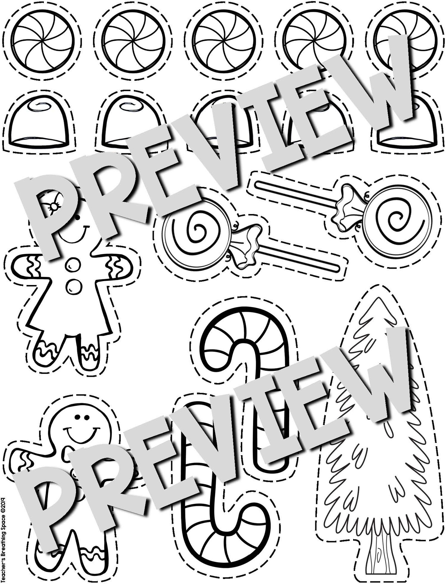 Gingerbread House Paper Bag Craft or Gift Bag