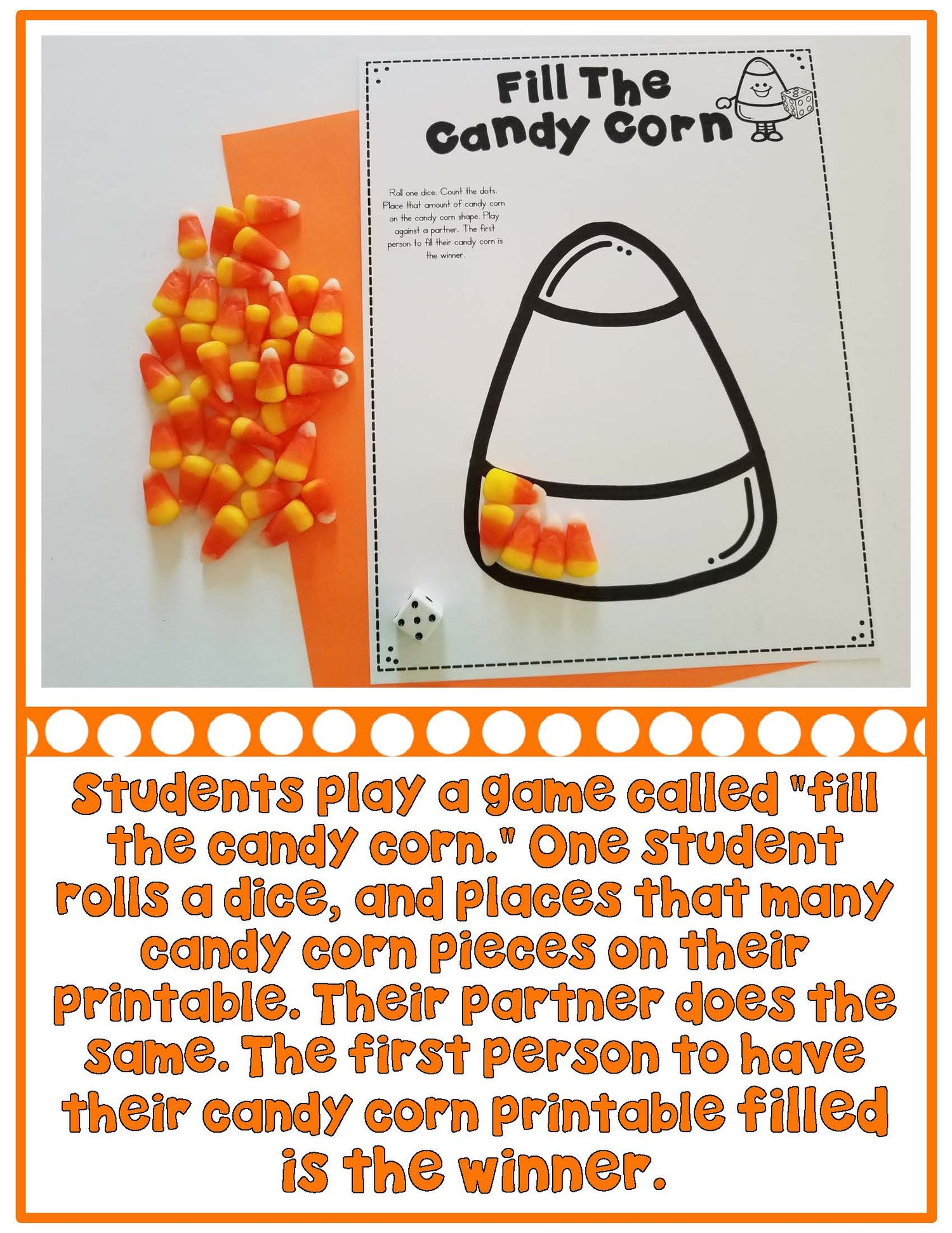 Candy Corn Activities Fall Math - Halloween Math Activities - Kindergarten Math