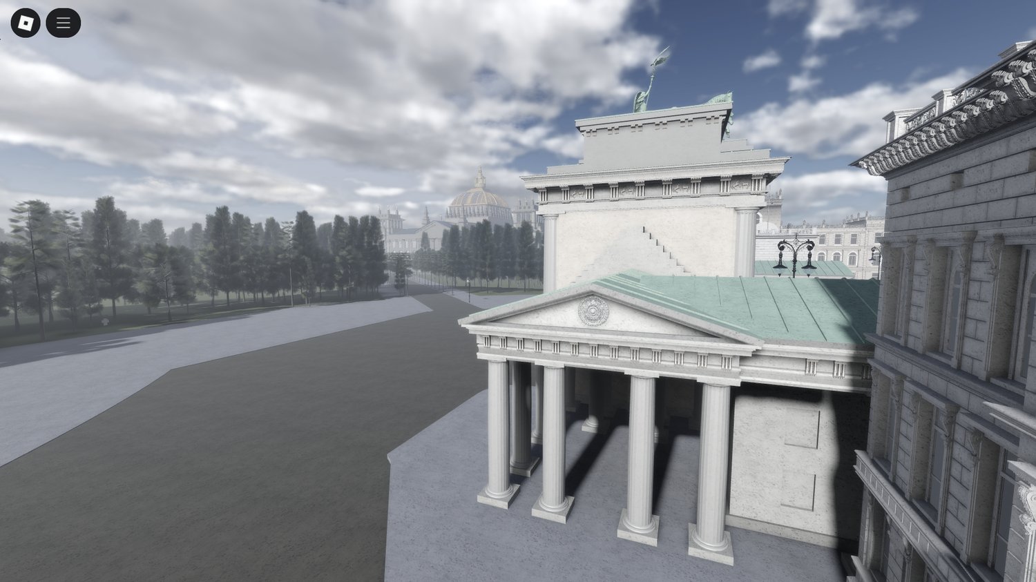 Roblox cinematic historical environment