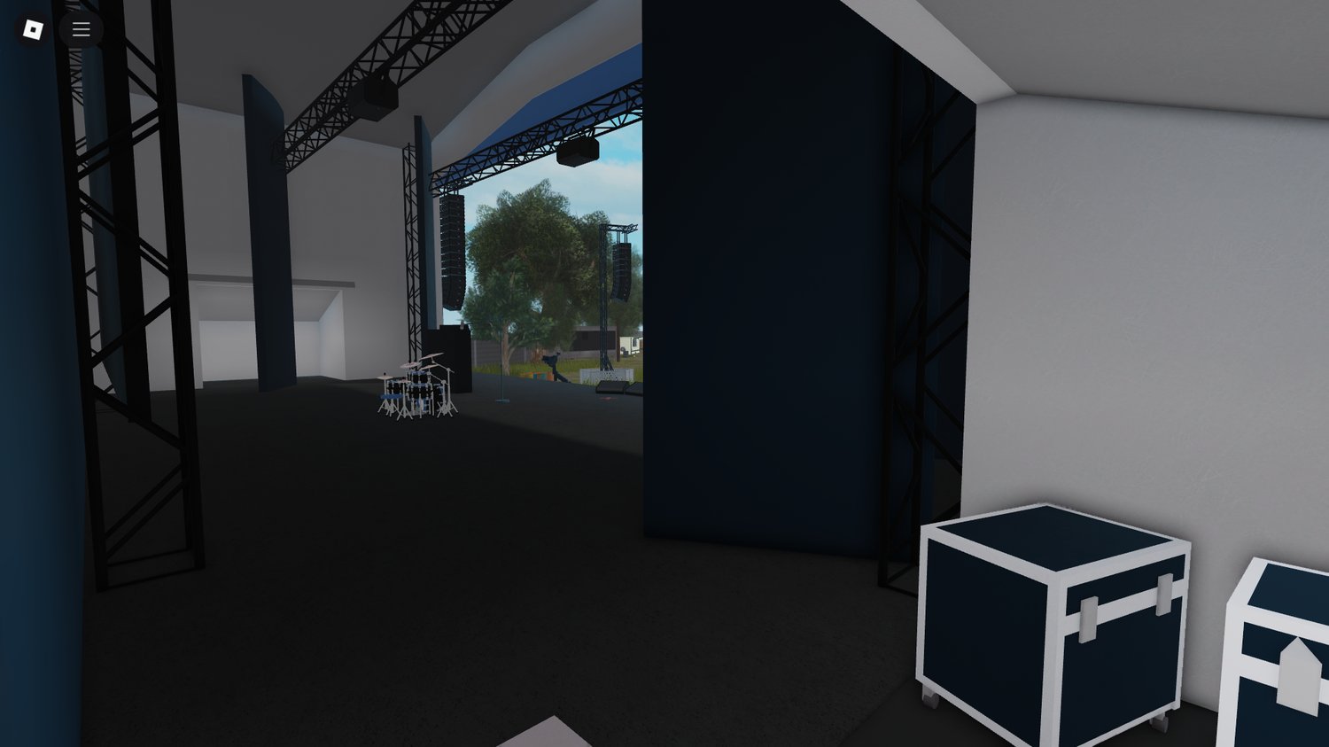 Scenic UK outdoor event location in Roblox