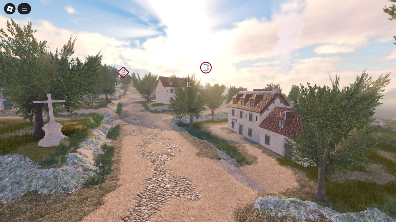 Weapons and combat zones inside Fort Barraux