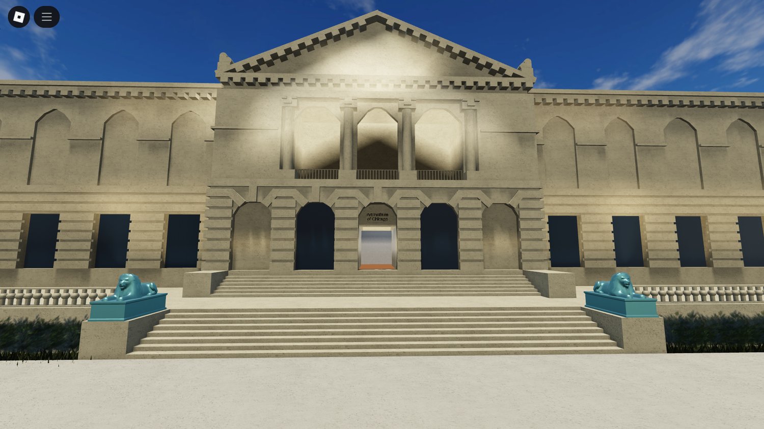 Realistic driving city environment in Roblox