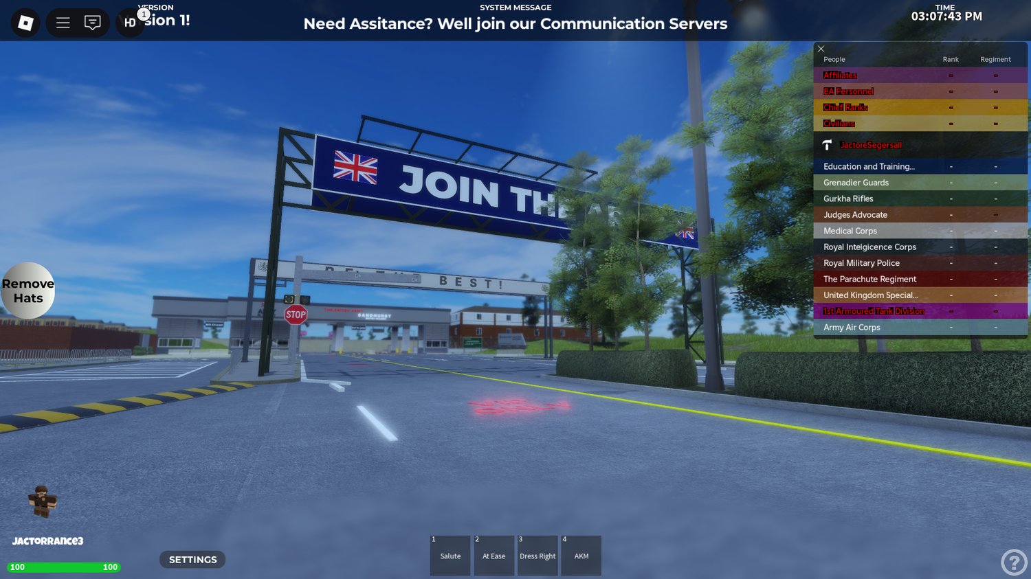 Roblox British Army Base military roleplay map