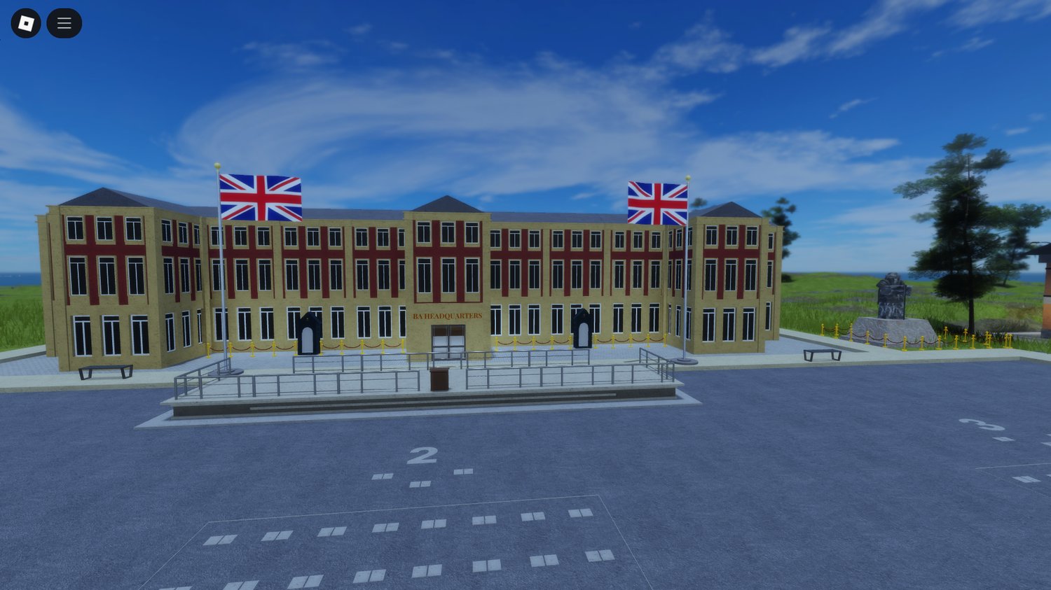 Team-based military gameplay in Roblox base