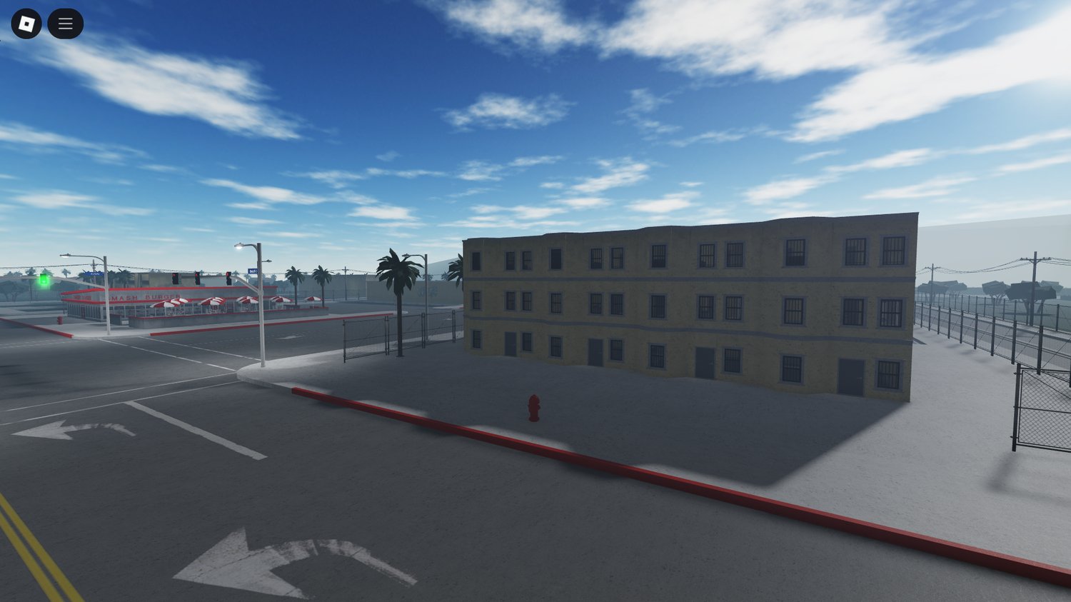 Open-world roleplay county environment Roblox
