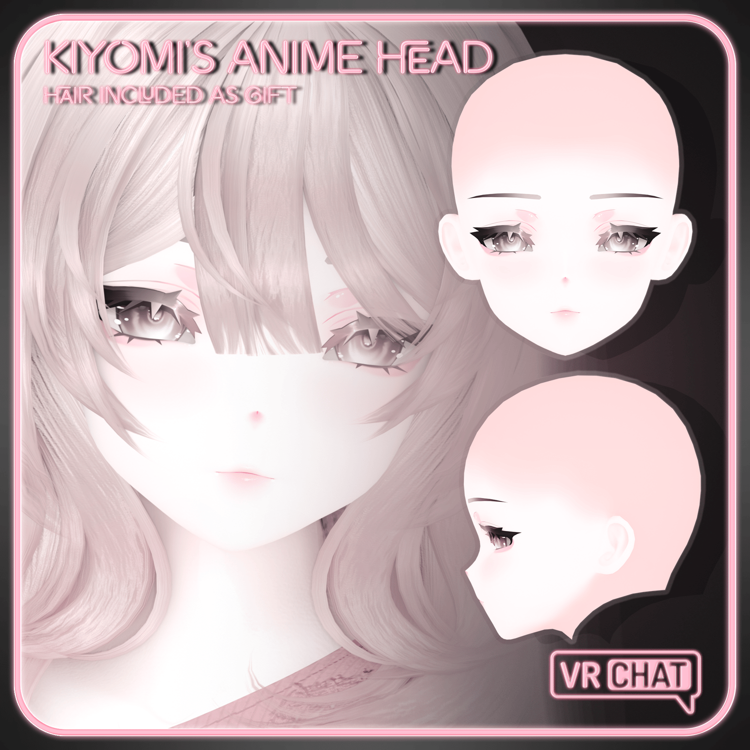 Kiyomi's Anime Head for VRChat
