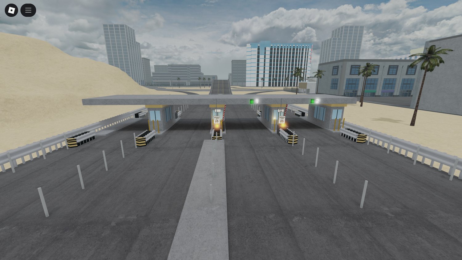 Realistic urban and suburban areas in Roblox