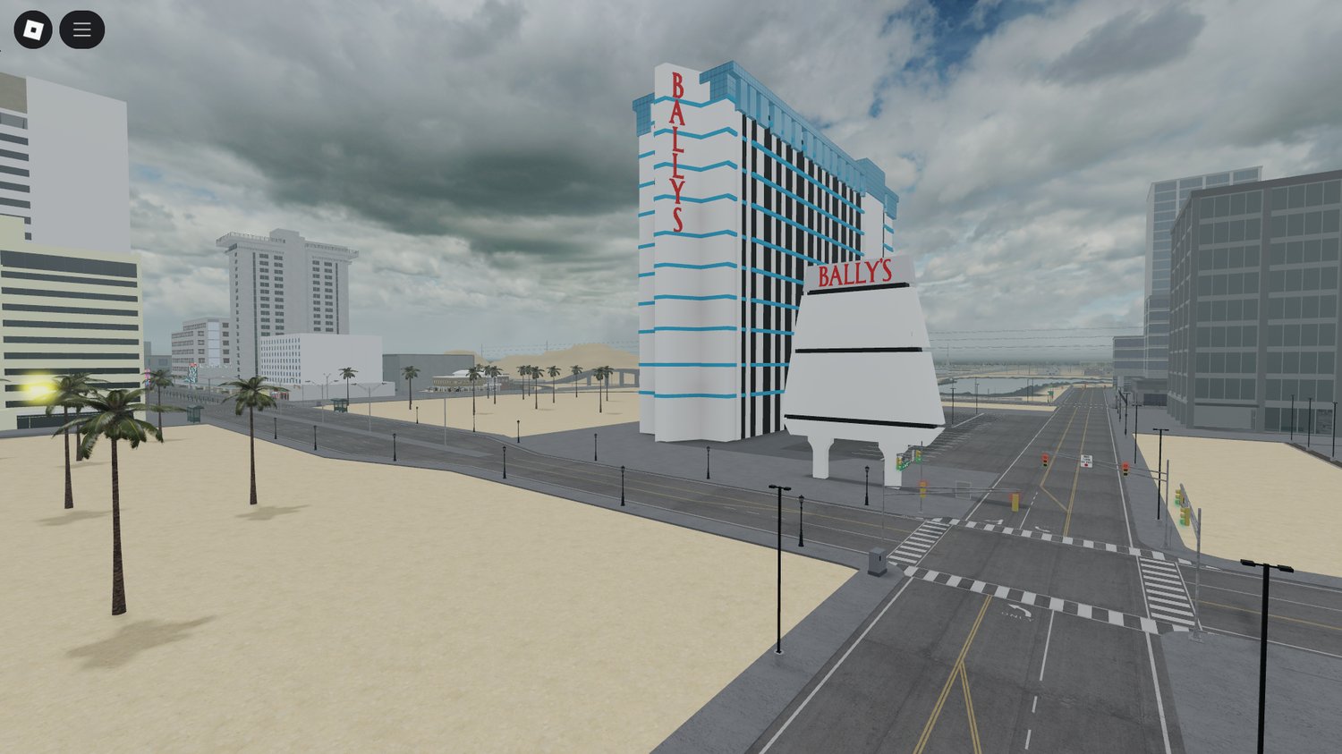 Rural landscapes and streets Nevada State Roblox