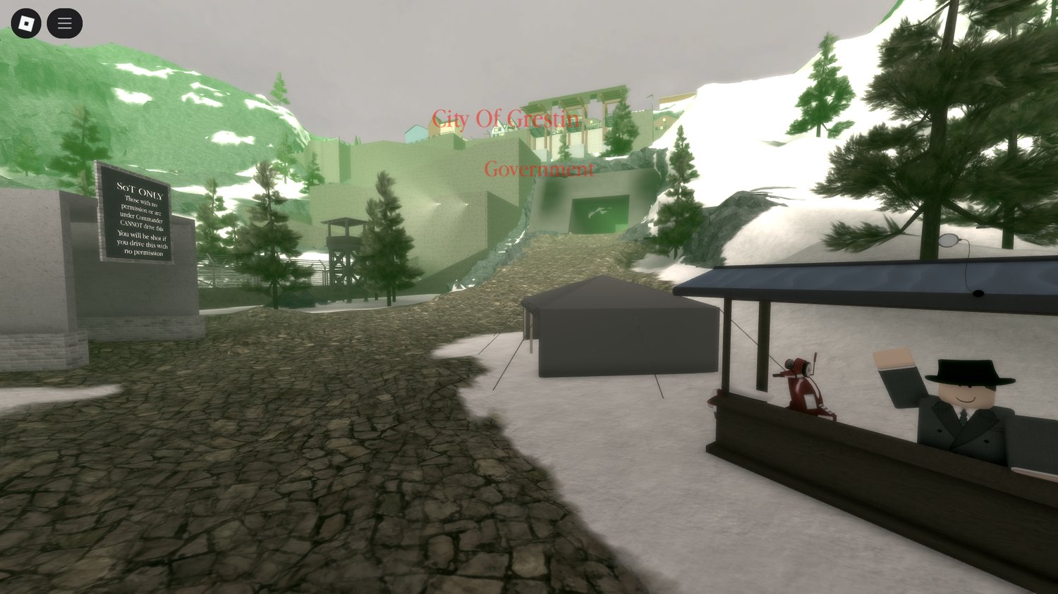 Scripted roleplay features in City of Grestin map