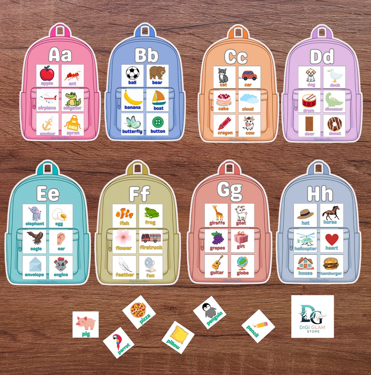 Alphabet Matching Game – Printable Kids’ Learning Worksheet_3