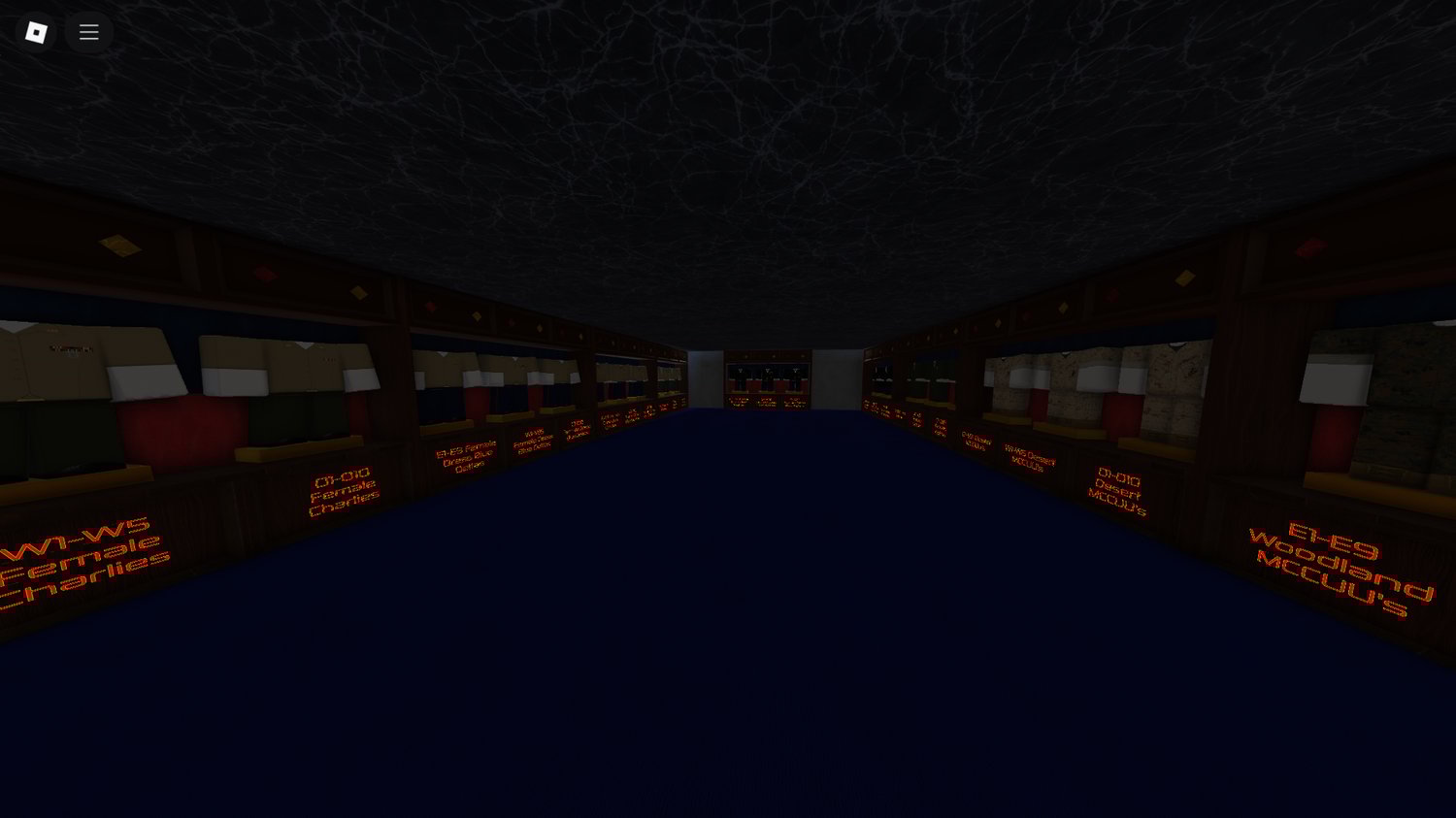 Medal ceremony and parade setup in Roblox