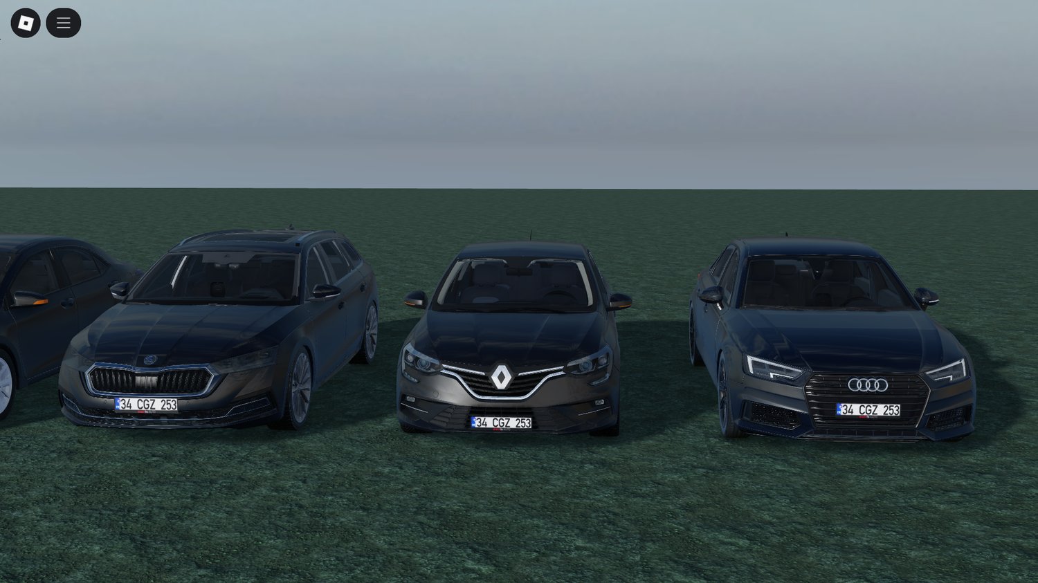 Functional cars for urban and official maps