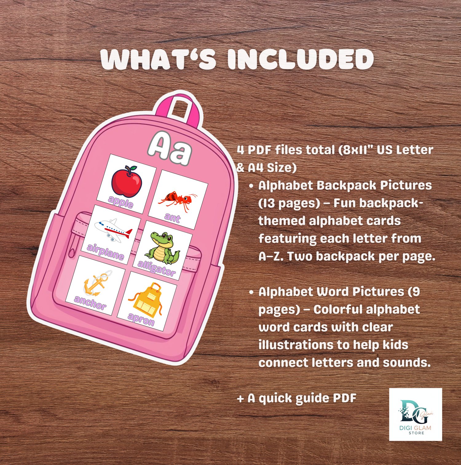 Alphabet Matching Game – Printable Kids’ Learning Worksheet_2