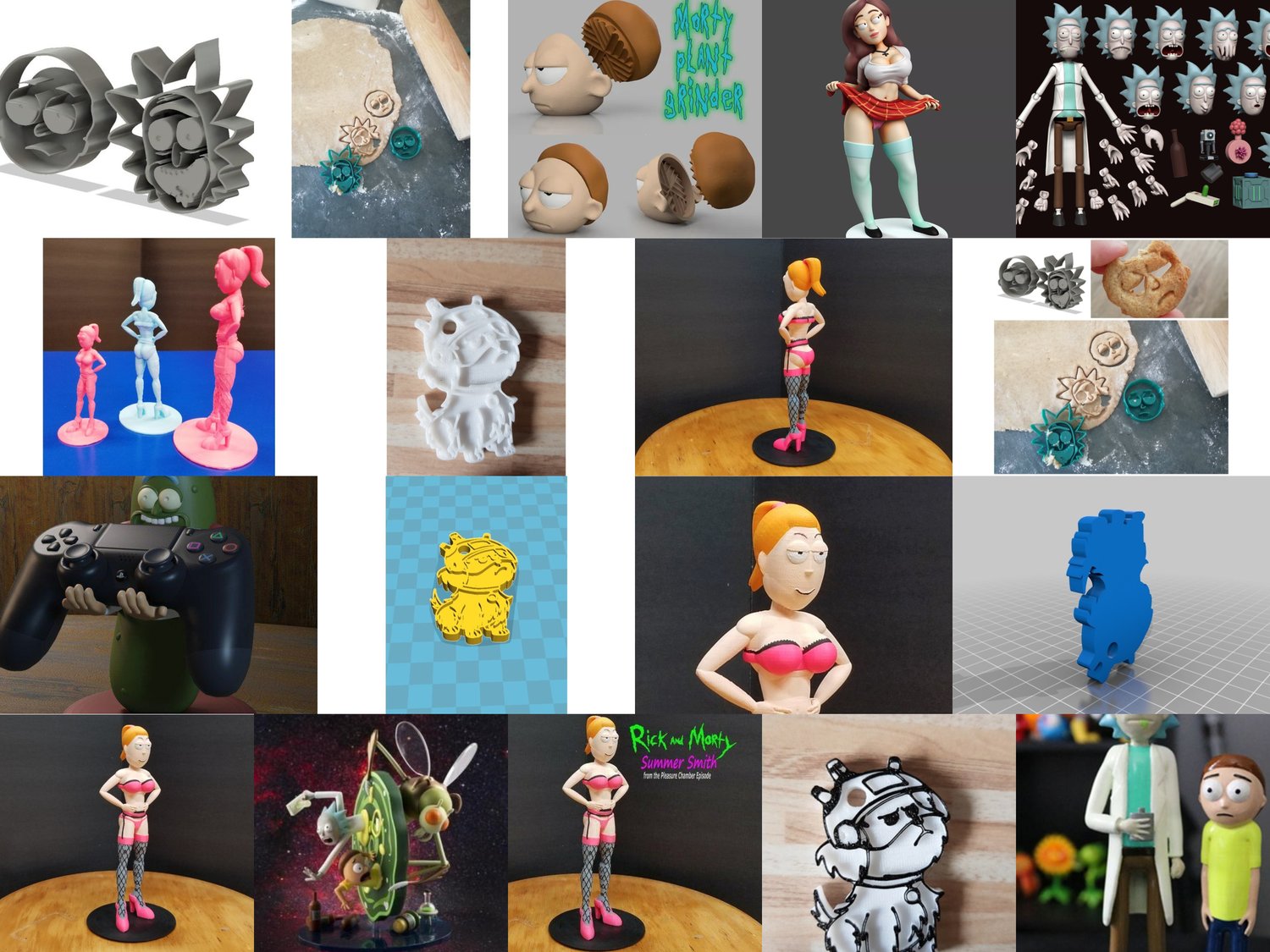 #RickAndMortySTL #PickleRick3D #3DPrintCartoon #AdultSwimSTL #3DPrintingCommunity #RickSTL #MortySTL #STLFiles