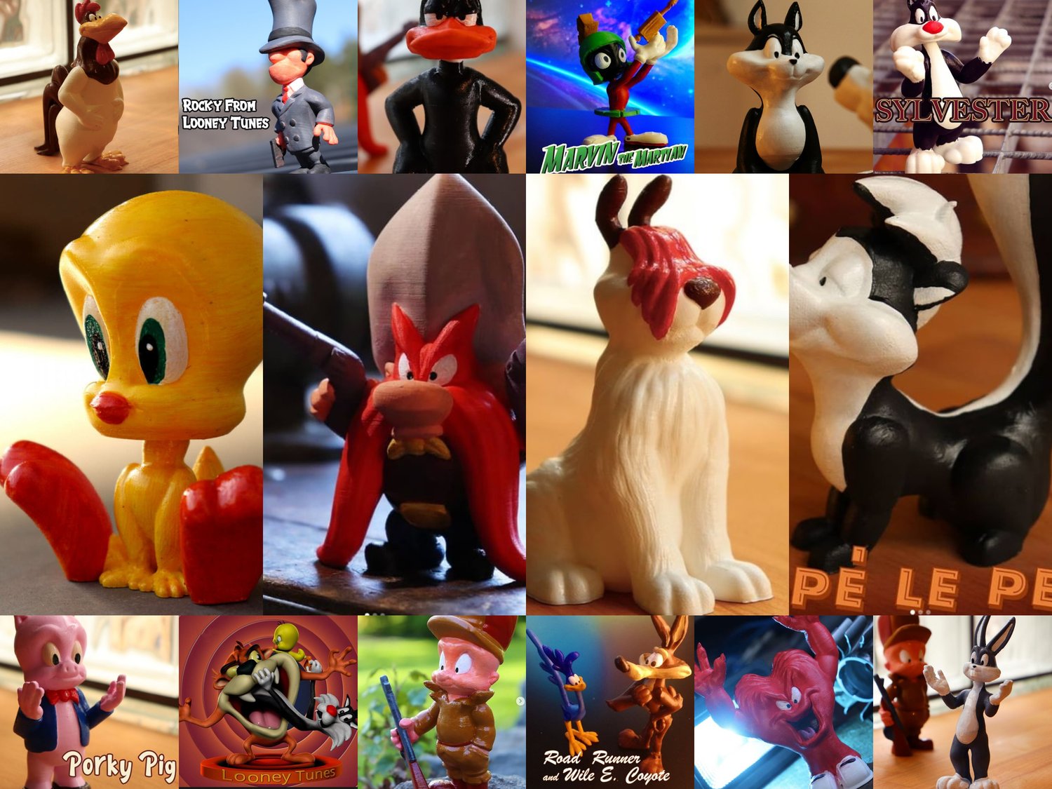 #LooneyTunesSTL #BugsBunnySTL #3DPrintCartoon #WarnerBros3D #STLBundle #Cartoon3DPrint