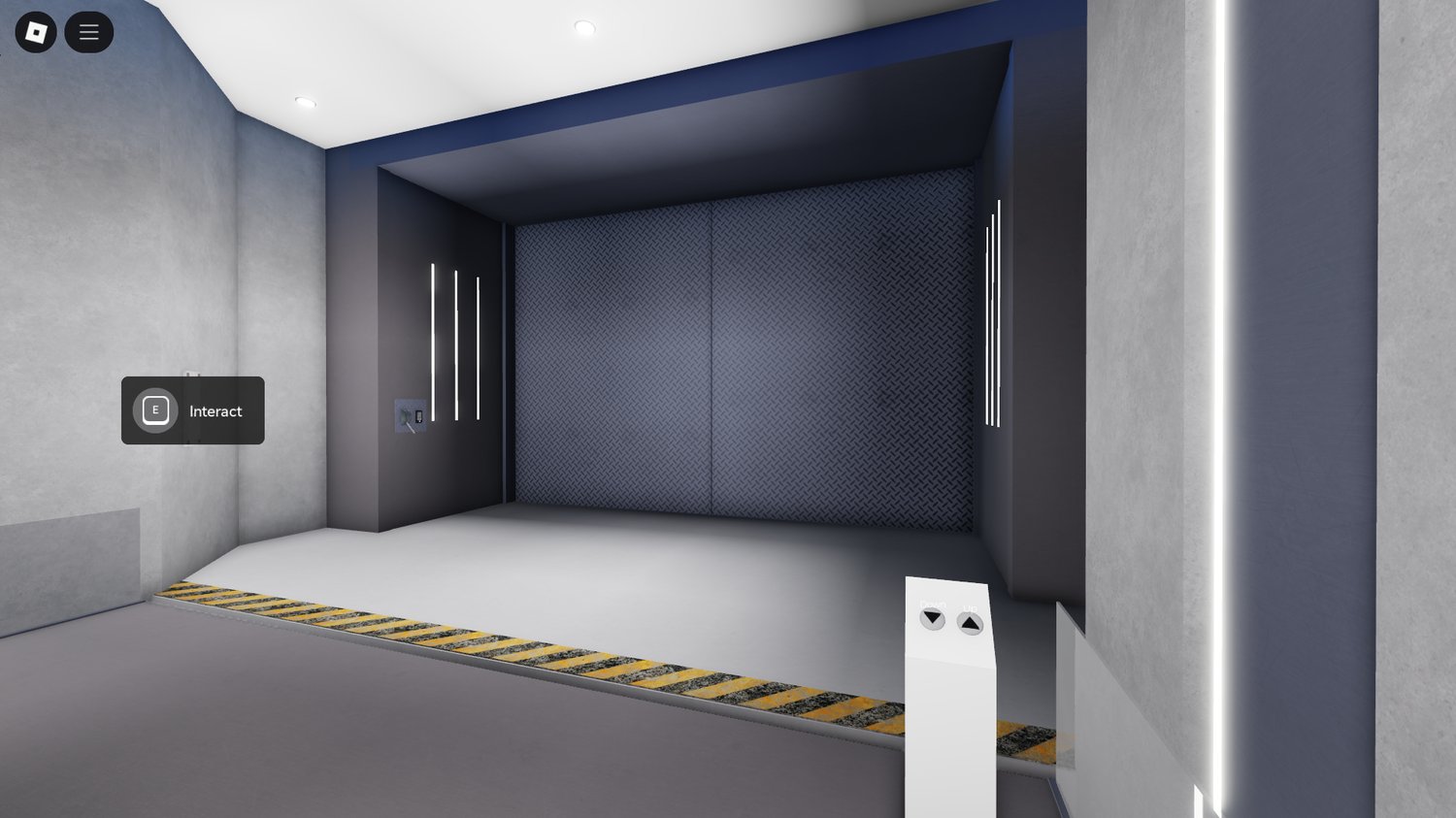 Fully scripted working elevator