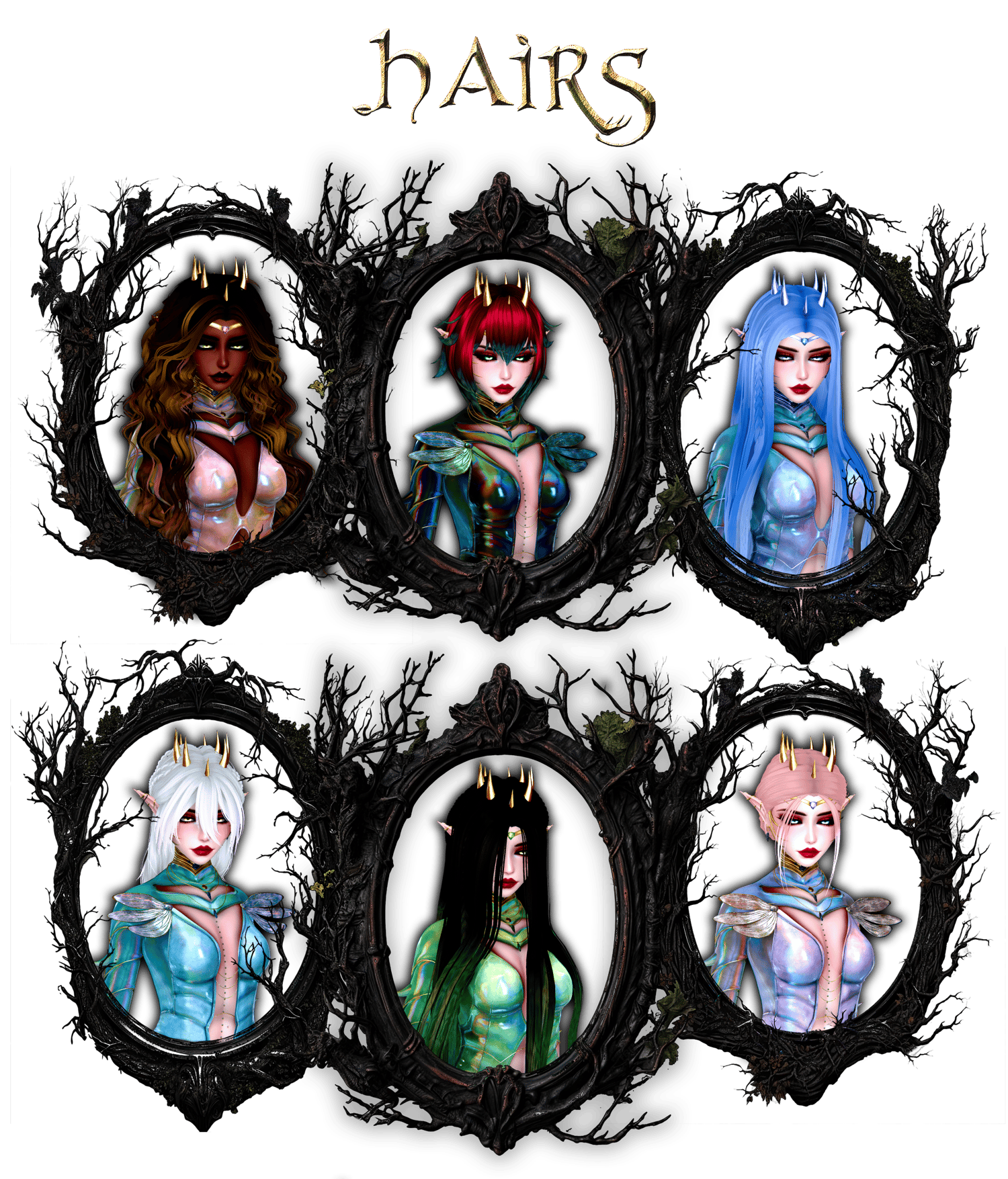 hair options paraxis khihani vrchat