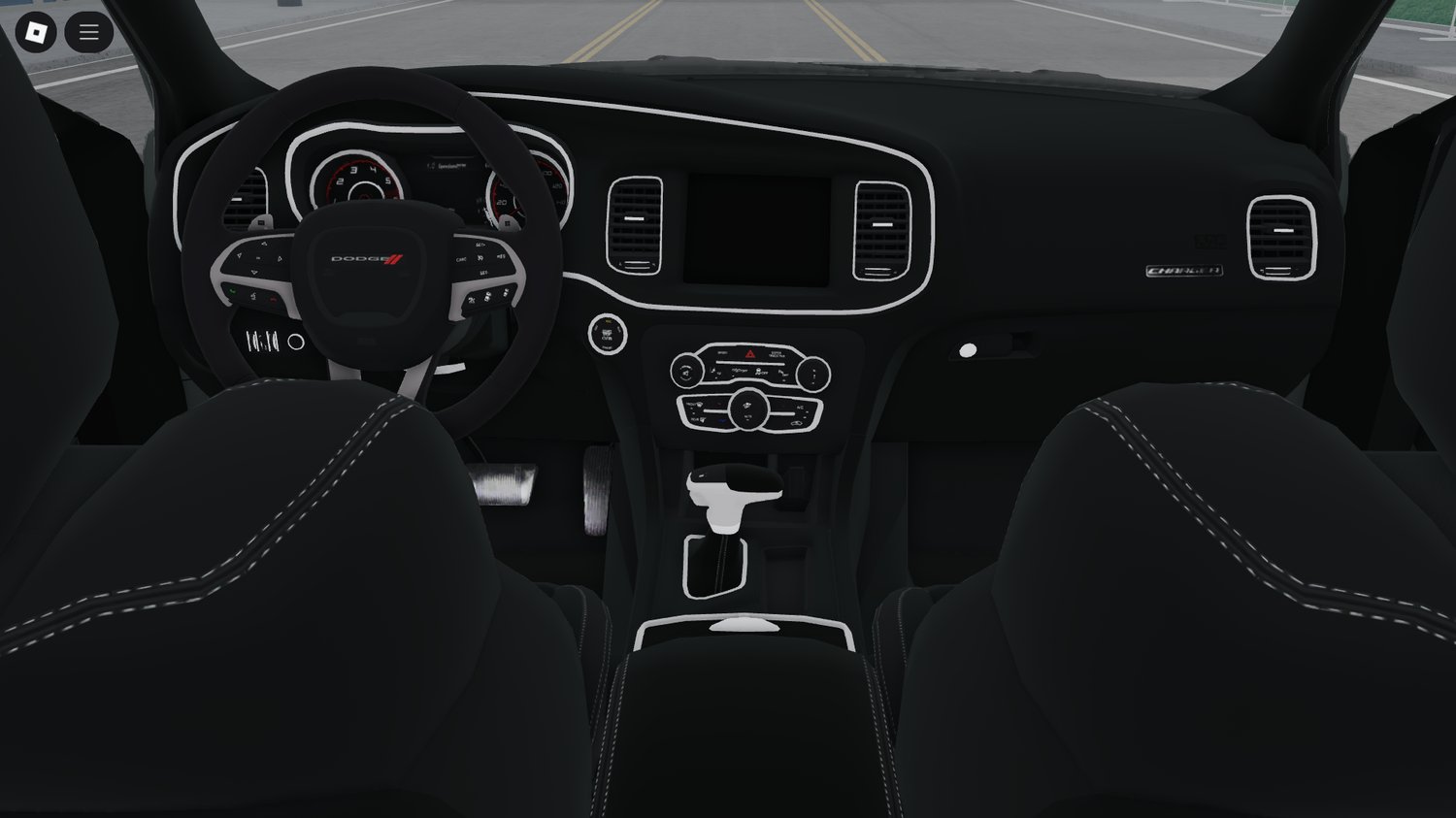 High-detail 2015 Dodge Charger model Roblox