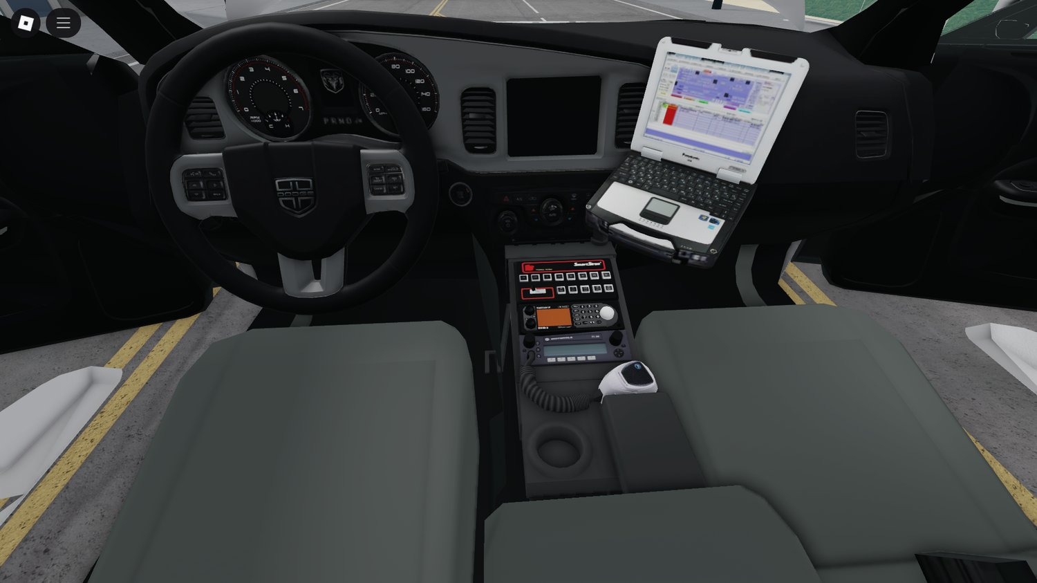 High-detail 2014 Dodge Charger model Roblox