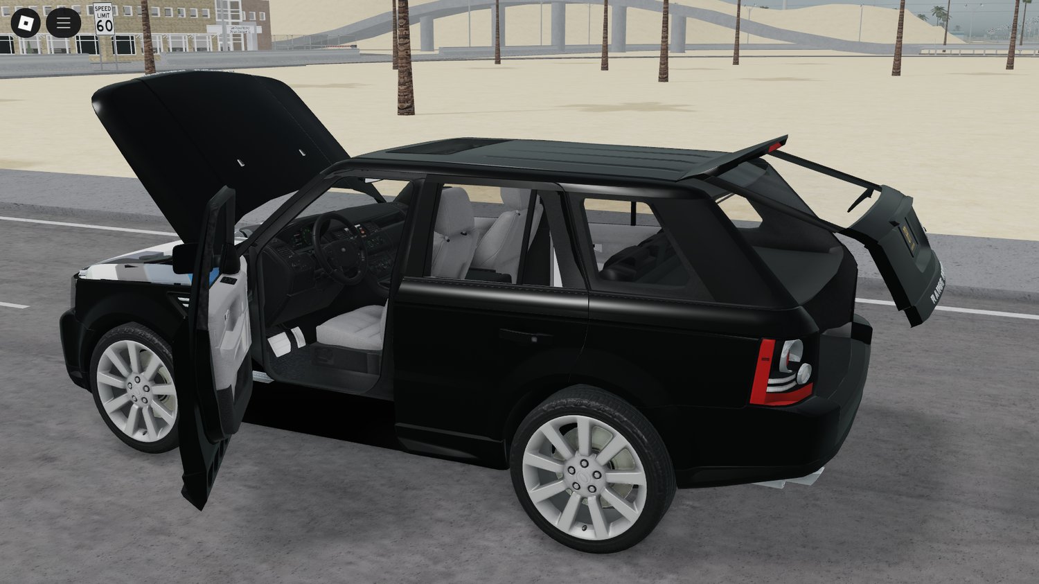 High-detail 2010 Range Rover model Roblox