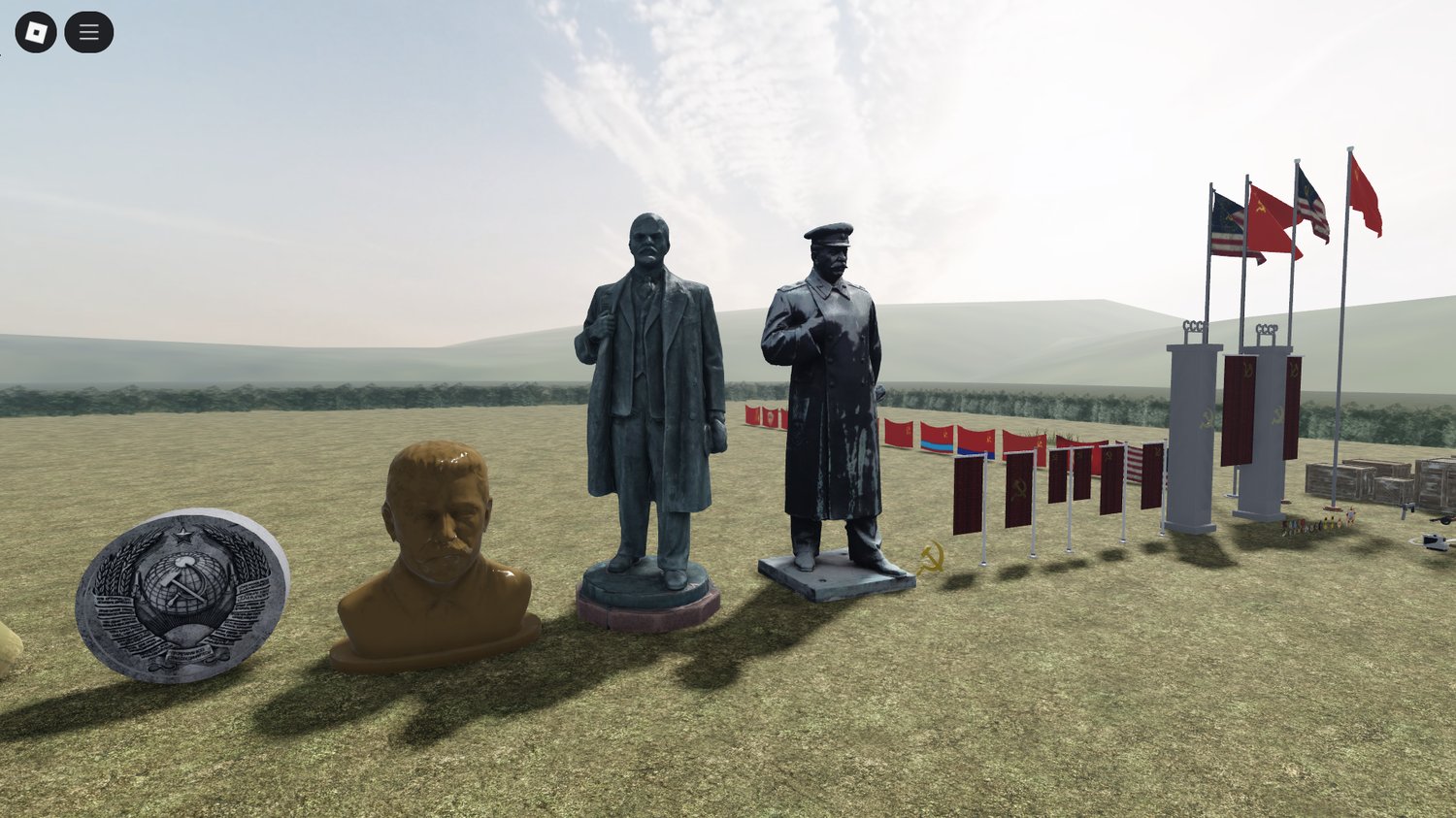Soviet military statue for Roblox