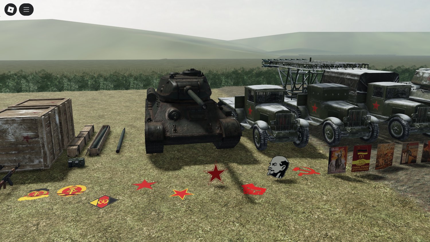 Framed Soviet pictures for Roblox