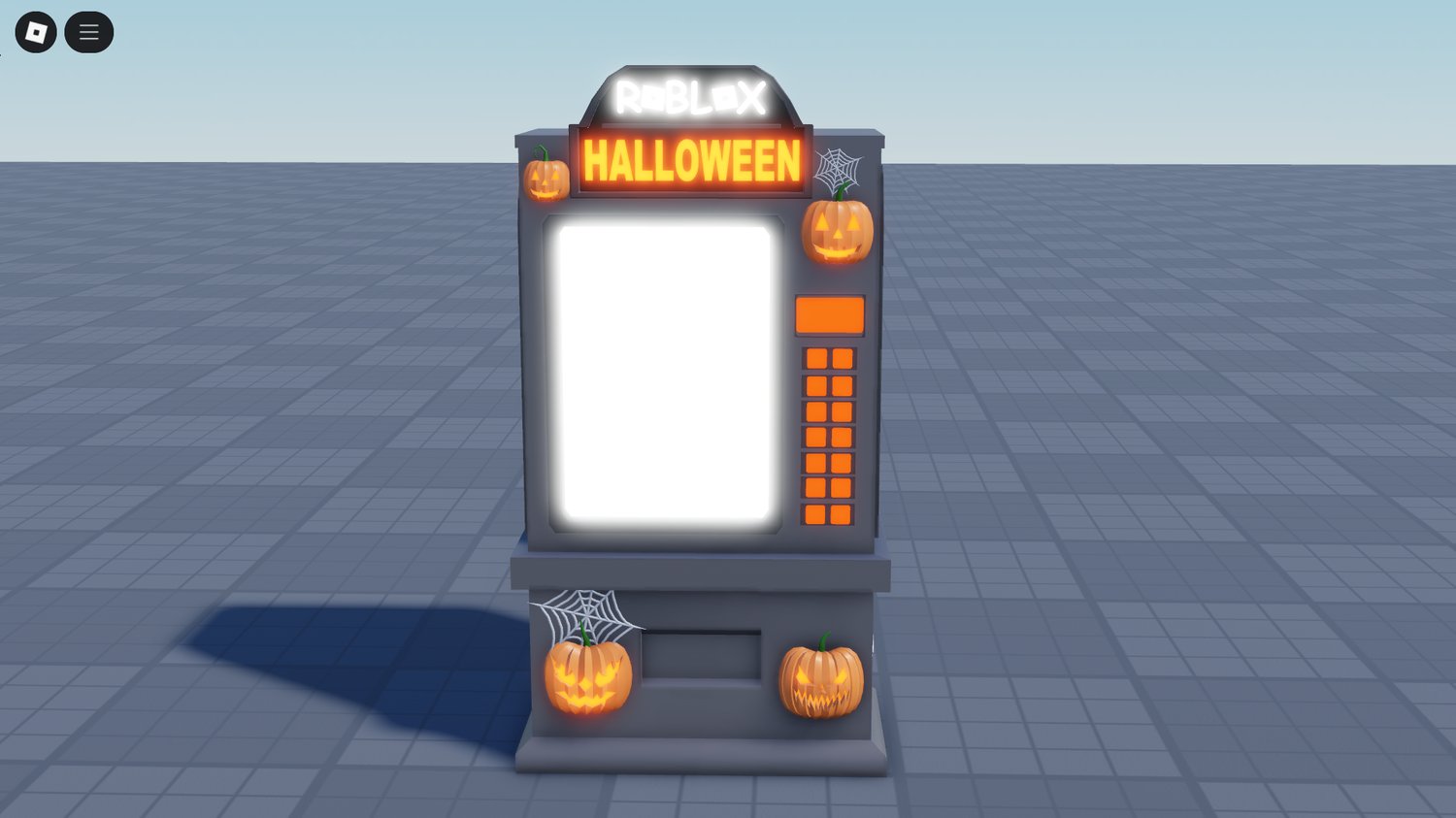 Roblox Halloween vending machine prop