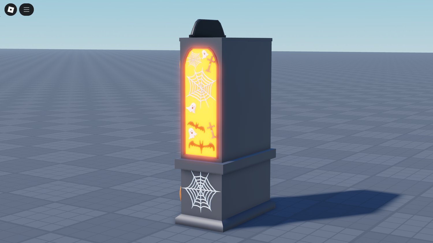 Pumpkin-themed vending machine for Roblox maps