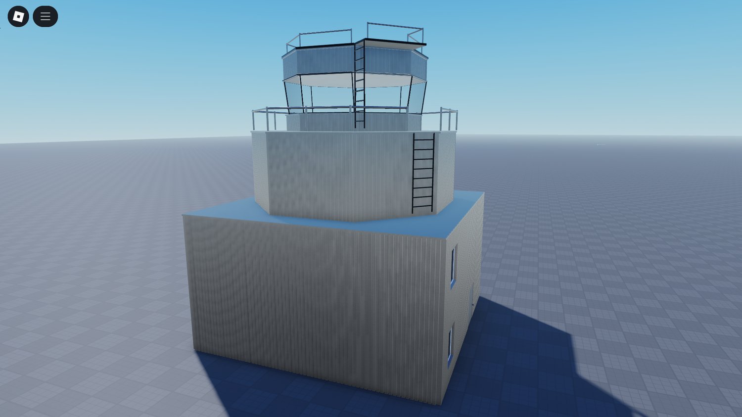 Empty interior airport tower Roblox asset