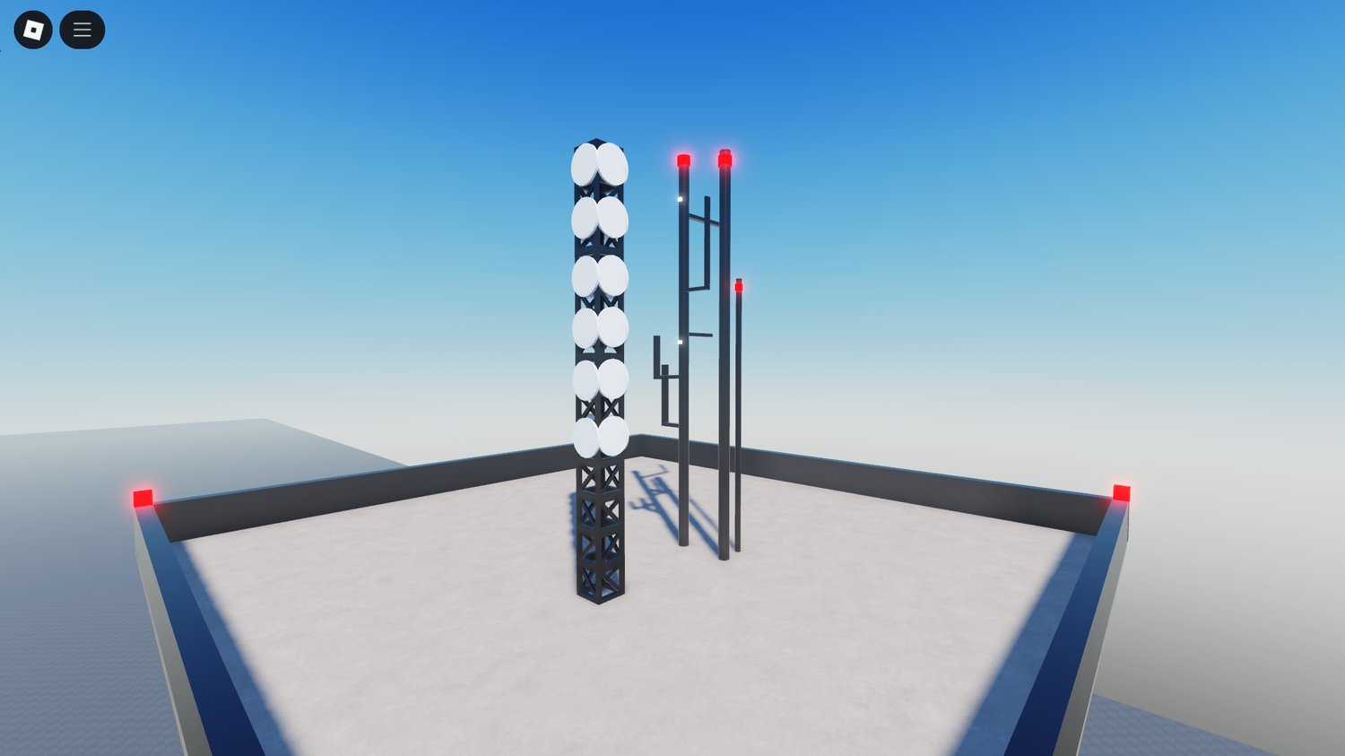 Tall aviation tower model for Roblox