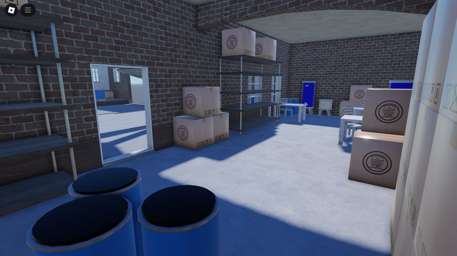 Roblox logistics and storage building