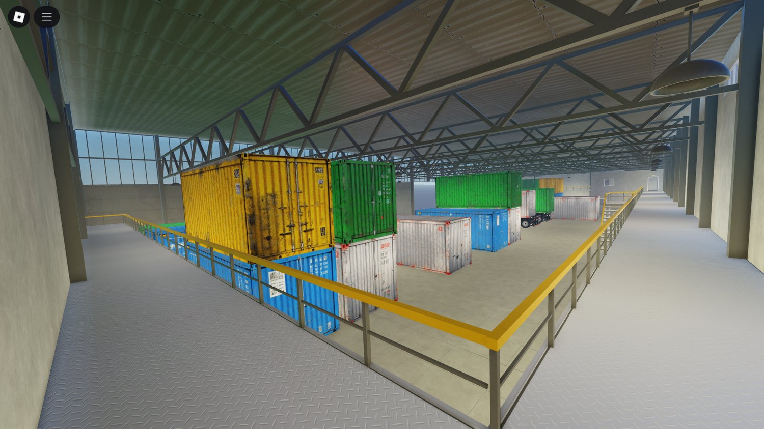 Office interior inside car service center