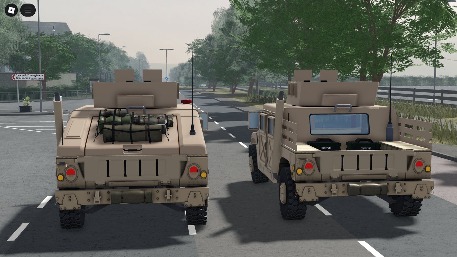 Detailed military truck model interior