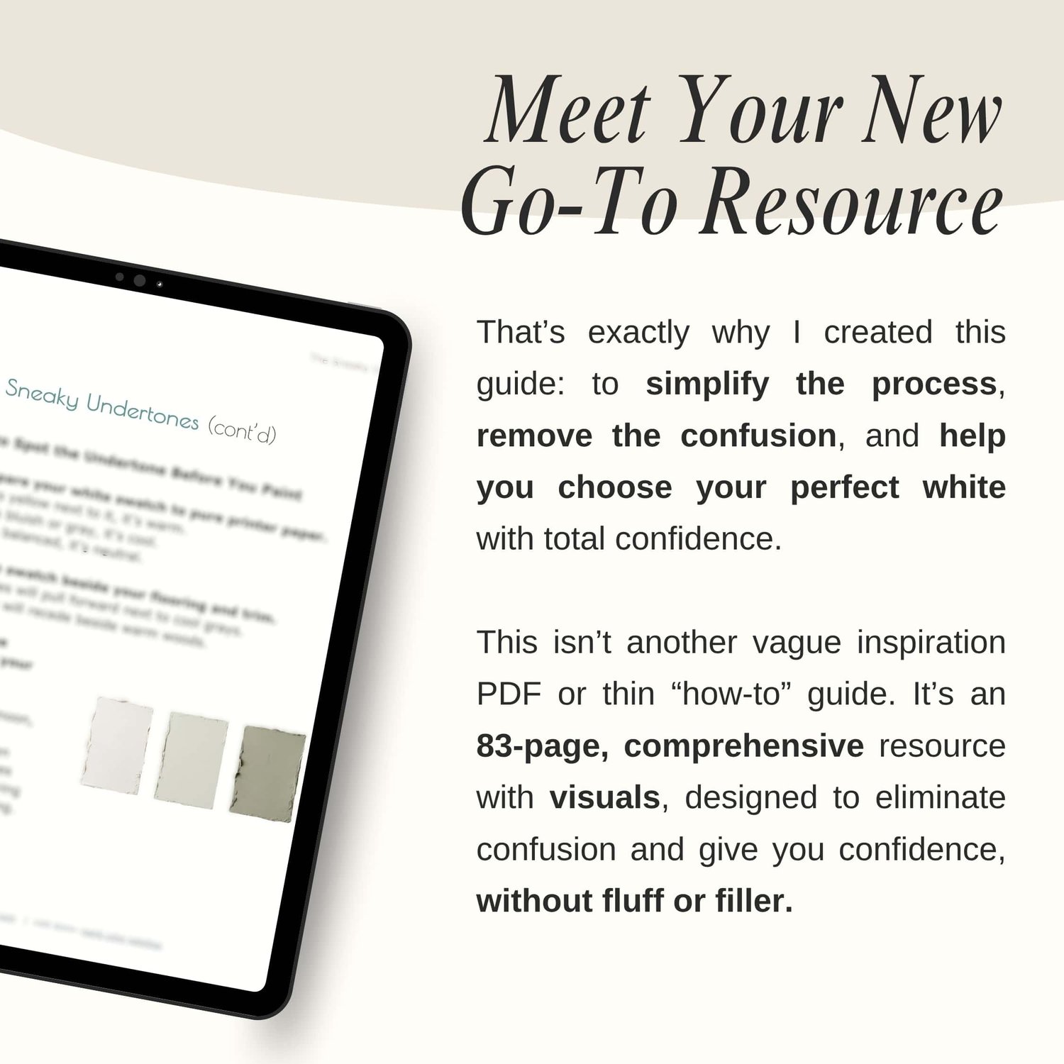 How to choose the right white paint for interior. Guide book by Lavenia Shash