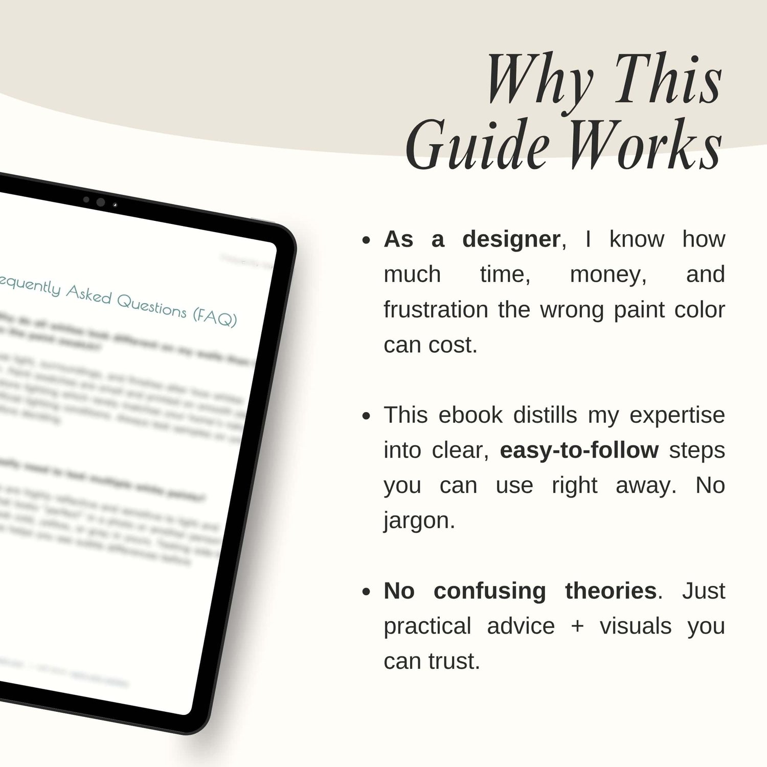 How to choose the right white paint for interior. Guide book by Lavenia Shash