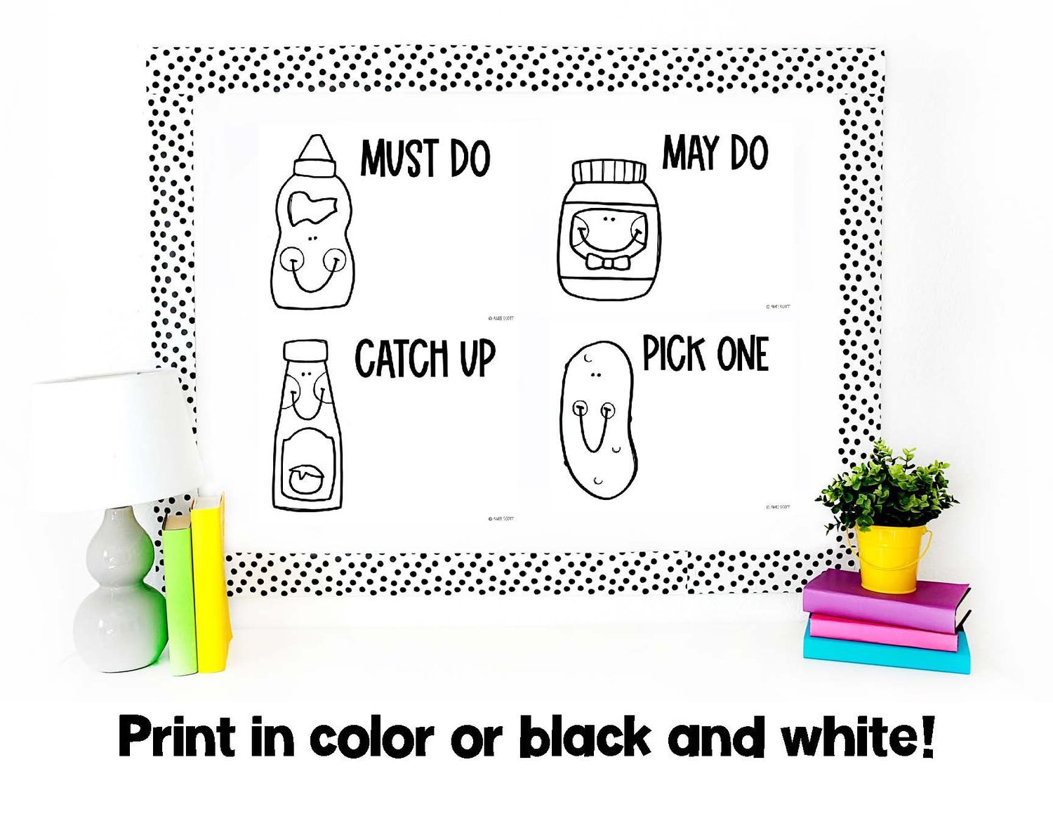 Fast Finisher Activities: Must Do, Catch Up, May Do, and Pick One