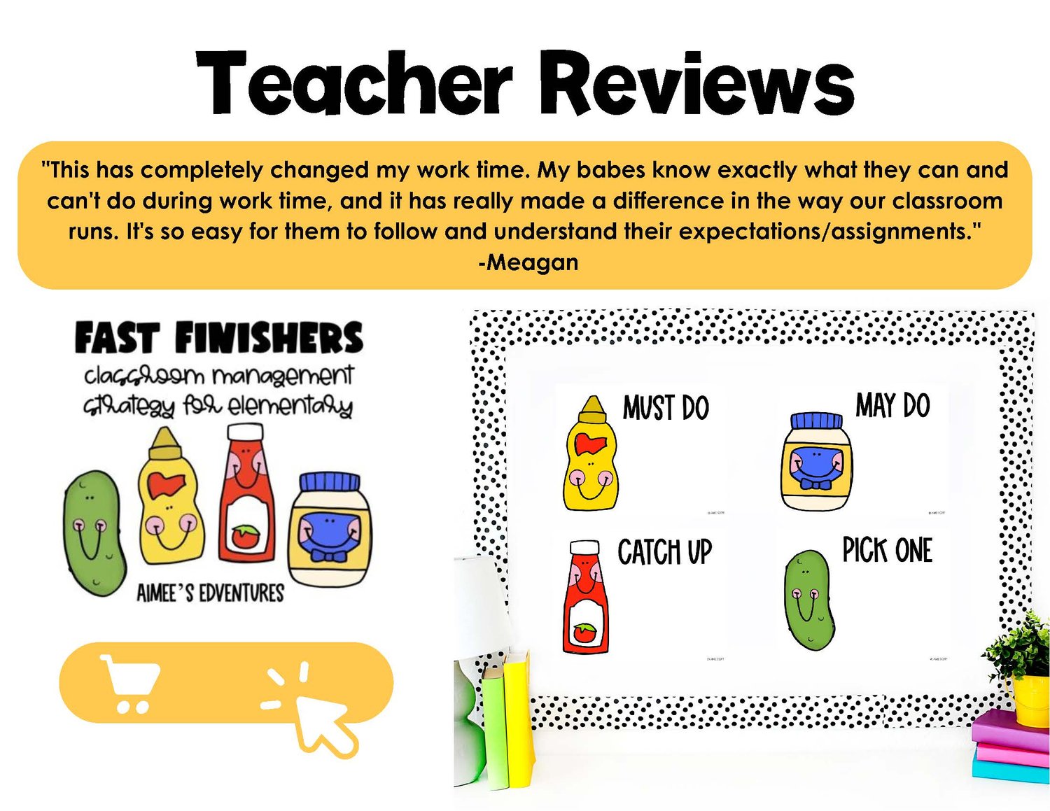 Fast Finisher Activities: Must Do, Catch Up, May Do, and Pick One