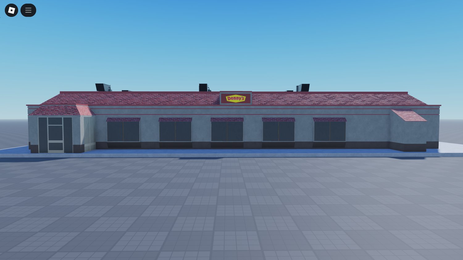 Decorative restaurant model Roblox