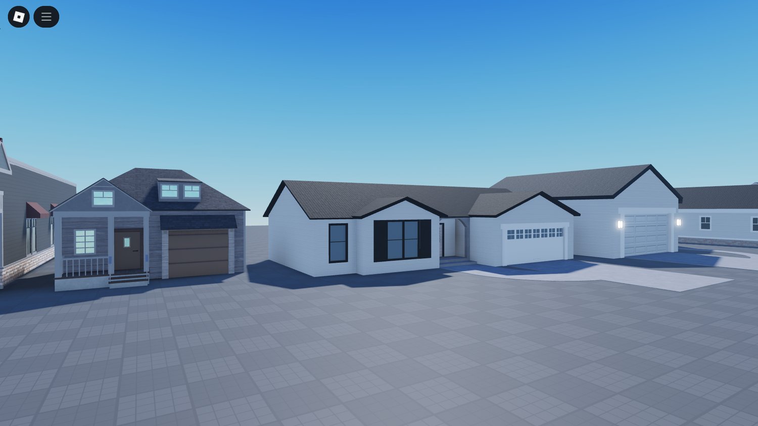 Six realistic suburban houses Roblox