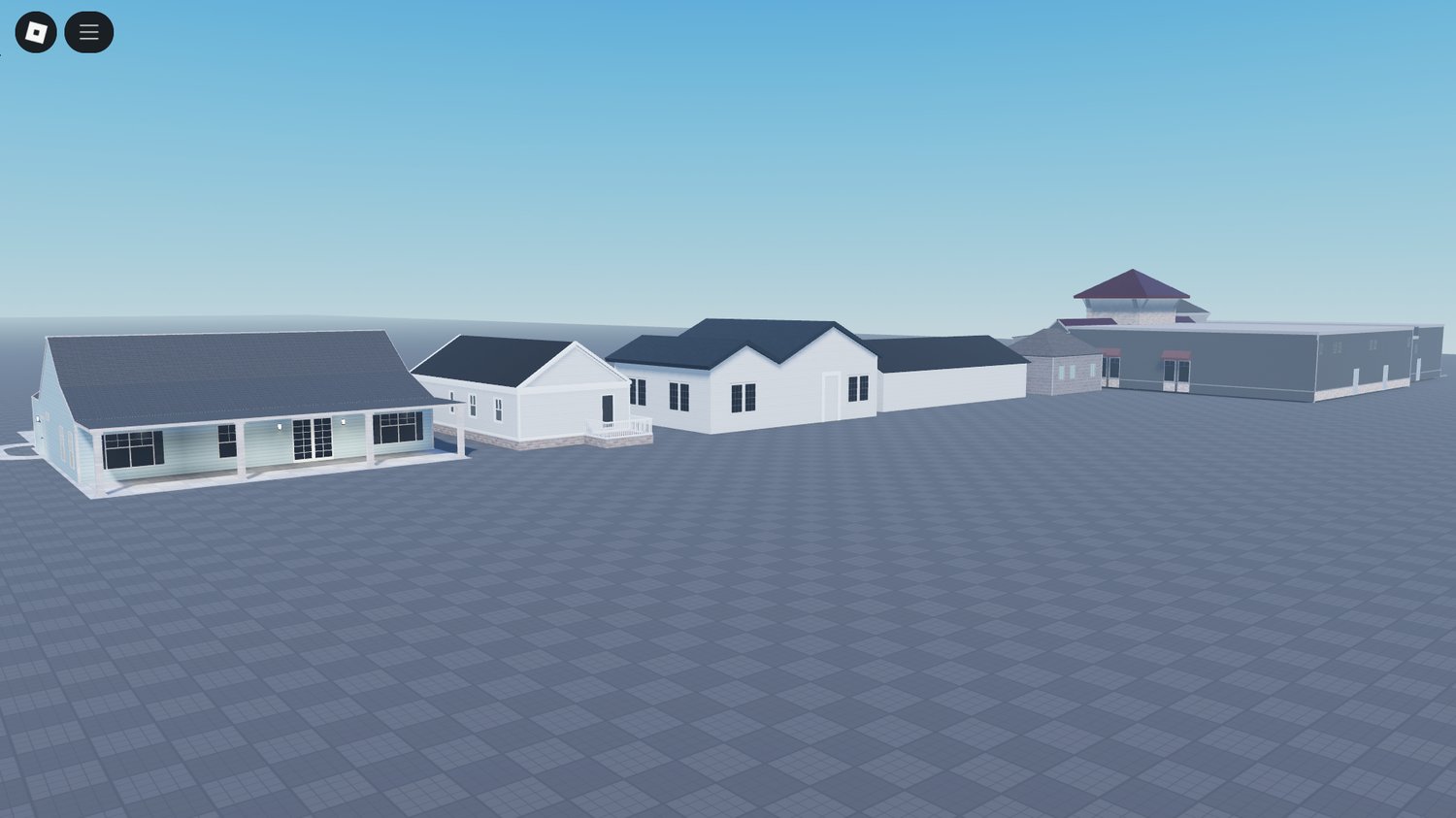 Roblox neighborhood decorative houses