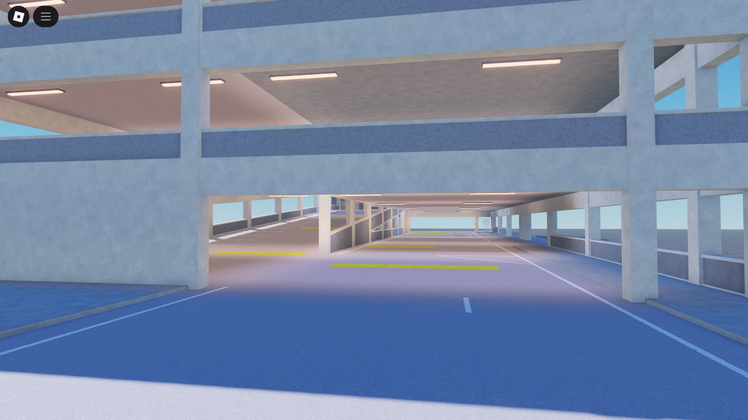 Multi-level parking structure Roblox