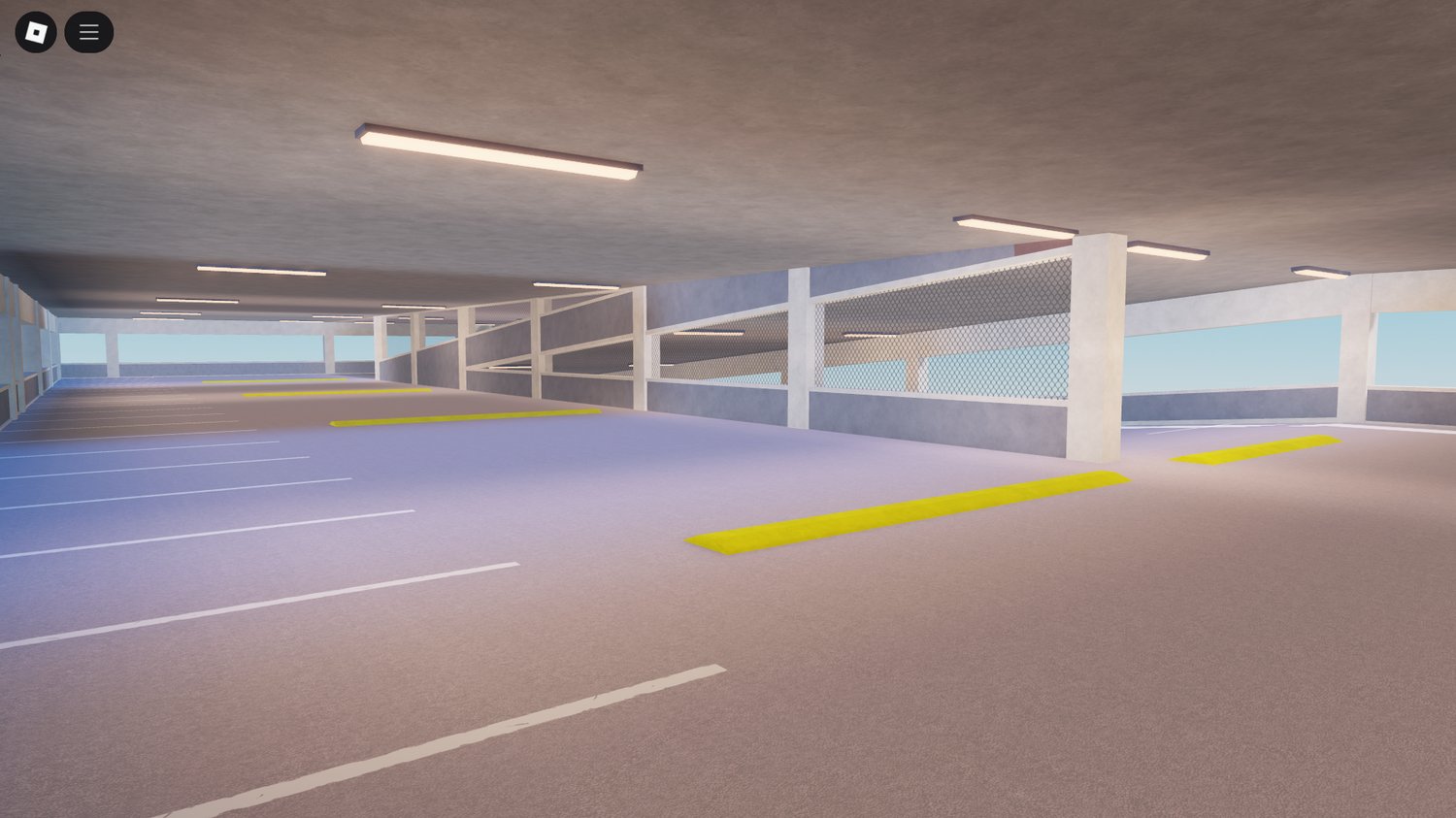 Realistic exterior parking garage Roblox