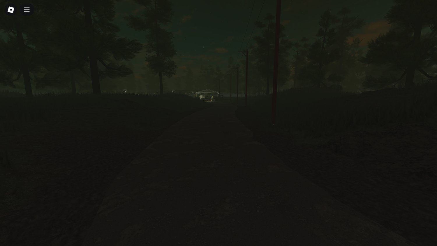 Roblox Realistic CQB Facility dark forest exterior