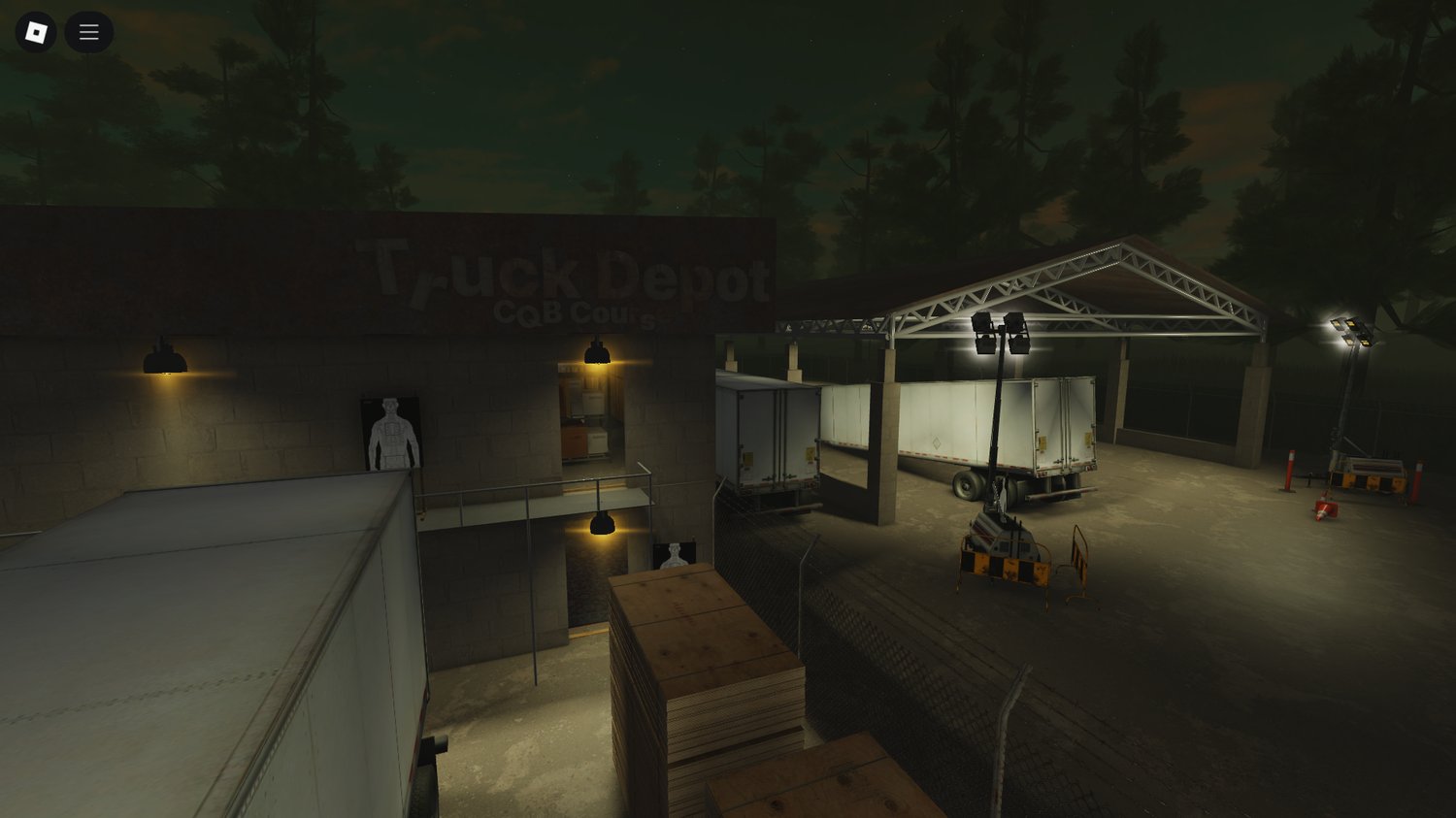 Enterable tactical building with realistic lighting Roblox
